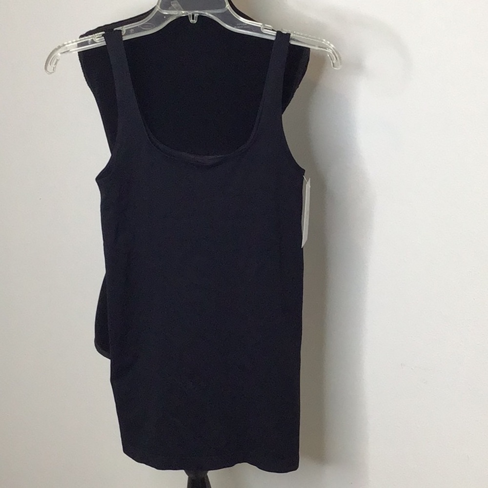 Spiritual Gangster NWT Black Scoop Sleeveless Stretch Tank Top Size XS/S